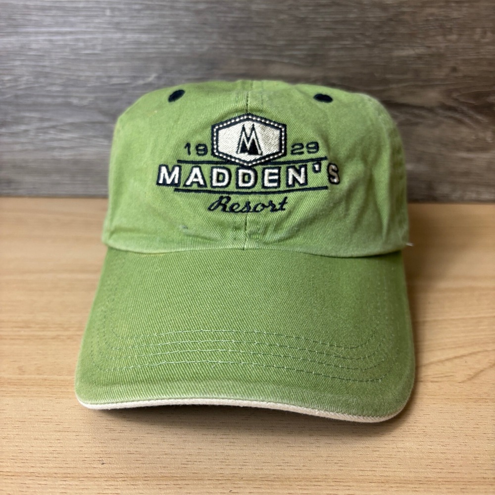 Maddens Hat Cap Strap Back Green Gull‎ Lake Golf Course Minnesota